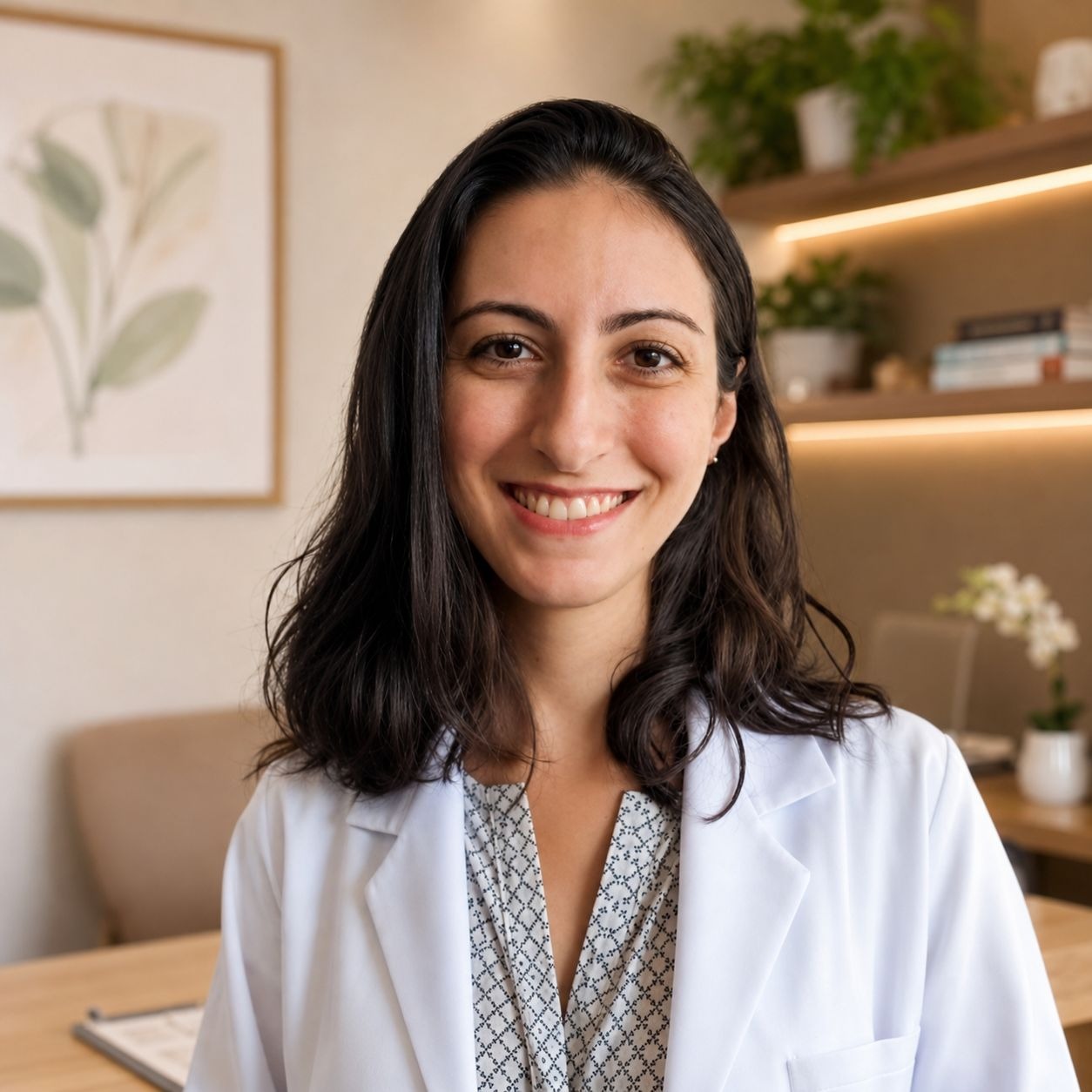 Liza Riachi em consultório